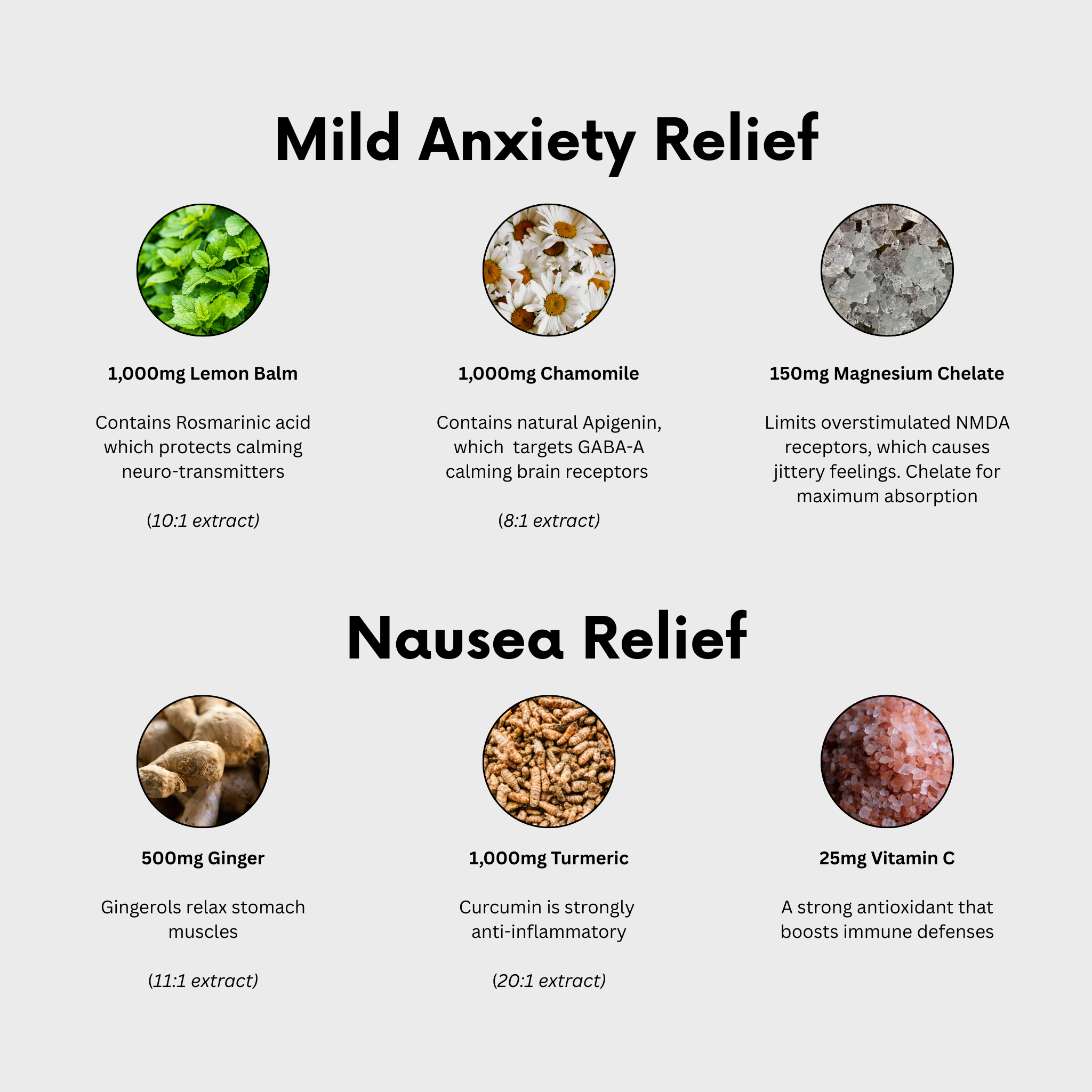 Halo Anxiety Relief Sachets